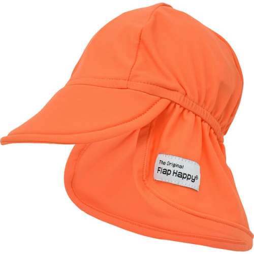 UPF 50+ Swim Flap Hat, Orange - Flap Happy | Maisonette