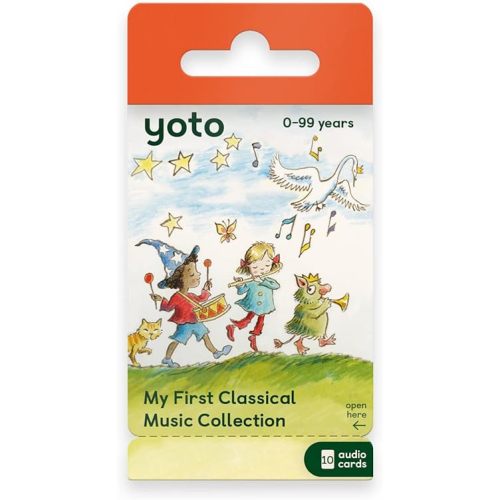 YOTO My First Classical Music Collection – 10 Kids Musical Cards for Use with Player & Mini All-in-1 Audio Device, Educational & Screen-Free Listening with Calm & Relaxing Instrumental Songs
