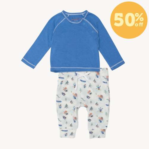 'tis the ski-son modal magnetic roll around long sleeve top + pant set – Magnetic Me