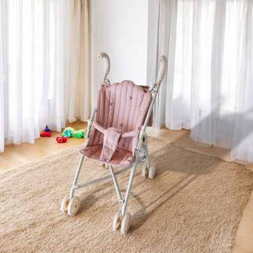 Cherry Blush Doll Stroller | Pretend Play Doll Accessories – Playroom Collective