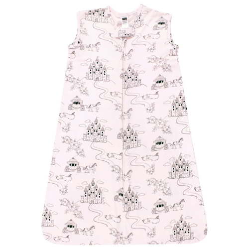 Hudson Baby Infant Girl Cotton Sleeveless Wearable Sleeping Bag, Sack, Blanket, Fairytale Princess, 18-24 Months