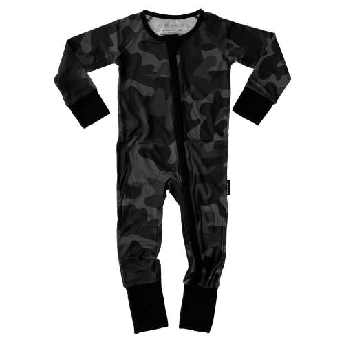 BAMBOO PAJAMA CRUISER - BLACK OPS – REMI + RAE CO.