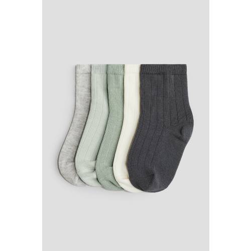 5-PACK KNIT SOCKS