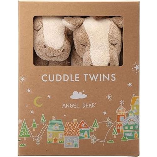 Angel Dear Cuddle Twin Set, Brown Pony