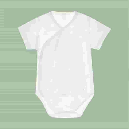 Delliss Baby Bodysuit Unisex Short-Sleeve Side Snap Romper Summer Unisex Baby Clothes Onesie
