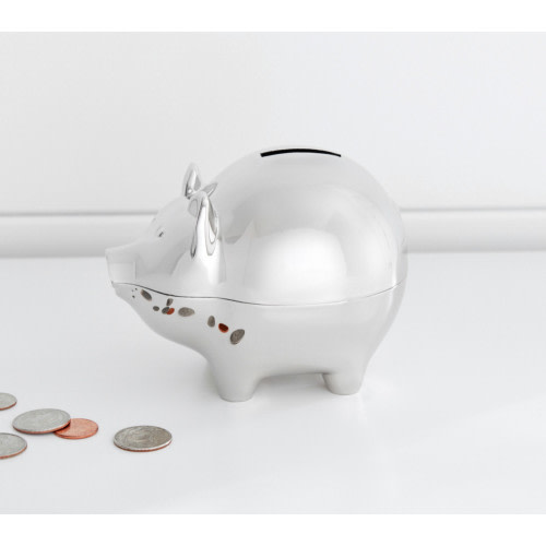Mark & Graham x pbk Silver Piggy Bank