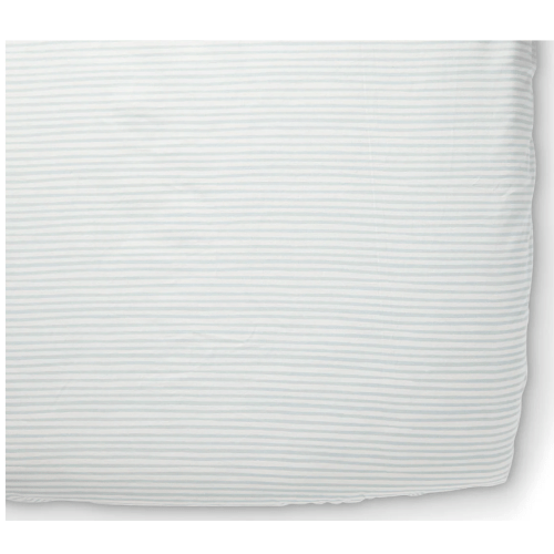 Striped Crib Sheet - Sea