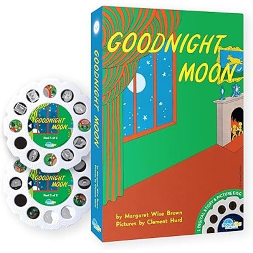Moonlite Storybook Reels for Flashlight Projector, Kids Toddler | Goodnight Moon | Story Reel Pack for 12 Months and Up