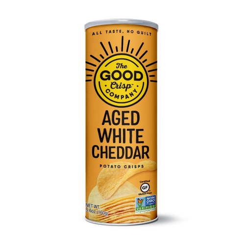 The Good Crisp Company Aged White Cheddar Potato Crisps, 5.6 oz