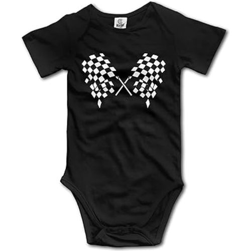 Checkered Flags Race Car Flag Newborn Girl Boy Romper Jumpsuit Bodysuit Baby Outfits Infant Clothes