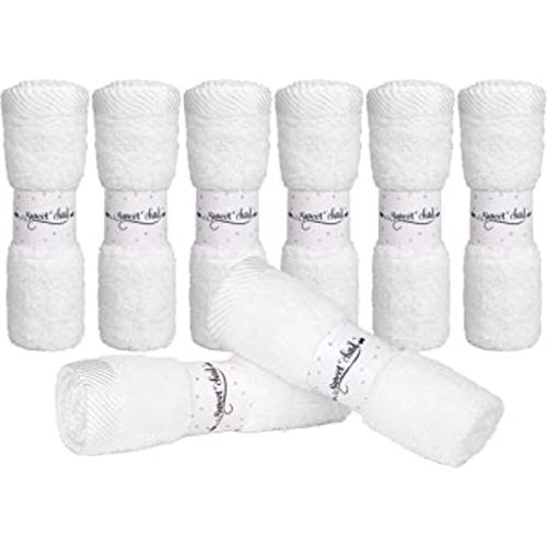 Sweet Child 8-Pack Baby Washcloths -Super Soft Rayon,Wash Cloths for Newborn,Infants and Kids, Bath Baby Towels, for Body and Face
