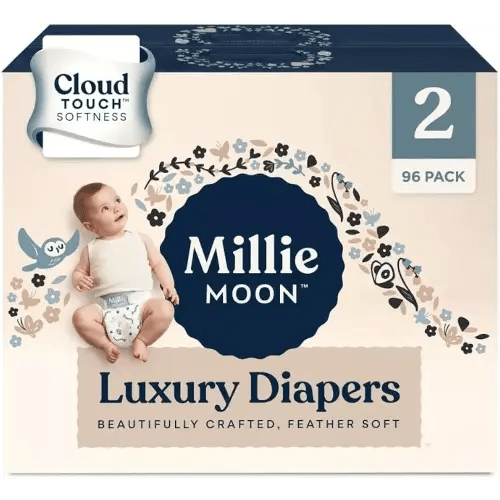 Millie Moon Luxury Diapers - Size 2-96ct