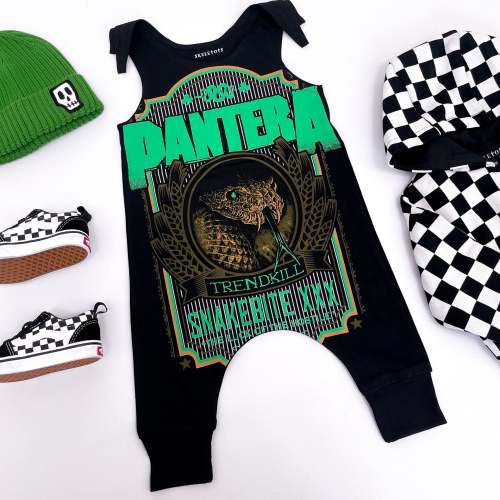 PANTERA BAND ROMPER