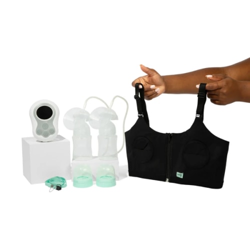 Duo Portable Breast Pump with Hands-Free Pumping Bra