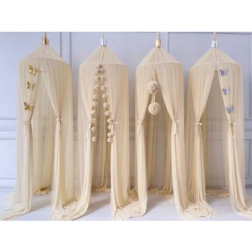 Kids Bed Canopy, Kids Canopy, Crib Netting, Reading Nook, Kids Room Decor, Mosquito Net for Bed Nursery, Bed Curtains, Tulle Canopy