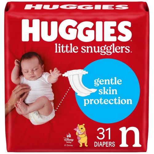 Huggies Little Snugglers Diapers - Newborn - 31ct