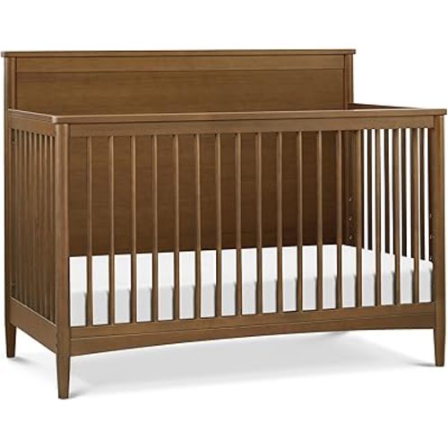 DaVinci Frem 4-in-1 Convertible Crib in Walnut, GREENGUARD Gold Certified