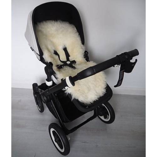 Marshmallow Natural U.K. Sheepskin Pram Seat Liner