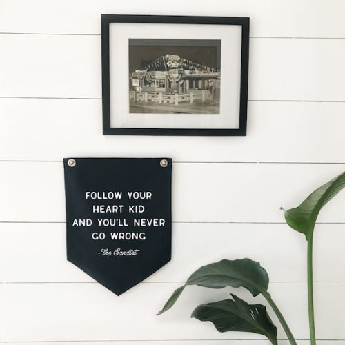 Sandlot Quote Flag, Nursery Wall Decor, Wall Art Pennant Banner, Kids Room Decor, Boys Baseball Bedroom Decor - Etsy