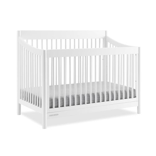 Delta Children Brooks 6-in-1 Convertible Crib - Greenguard Gold Certified, Bianca White - Brooks Crib