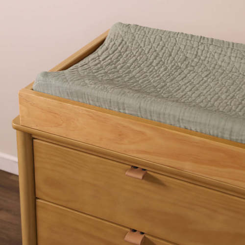 GOTS Certified Organic Muslin Cotton Changing Pad Cover