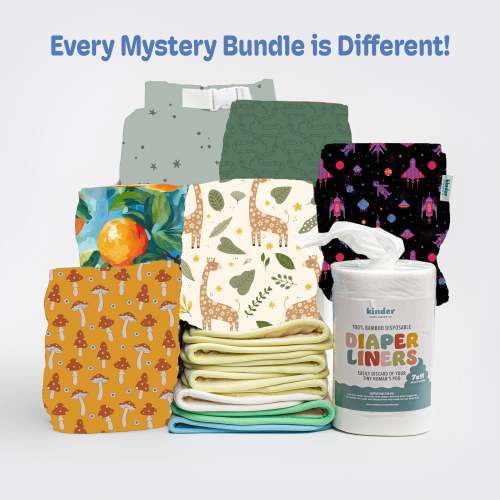 New Parent Starter Bundles: Pocket Cloth Diapers with Athletic Wicking Jersey and More