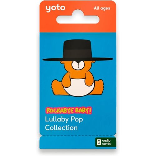 YOTO Lullaby Pop Collection – Kids Musical Card for Use with Player & Mini All-in-1 Audio Device, Screen-Free Listening with Fun Singalong Pop Songs for Playtime, Parties & Travel