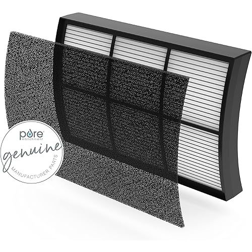 Pure Enrichment® Genuine 2-in-1 True HEPA Official Replacement Filter for The PureZone™ Breeze Tabletop Air Purifier (PECOMPAP)