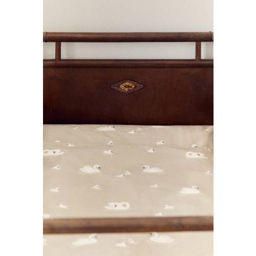 PATTERNED COTTON CRIB DUVET COVER SET