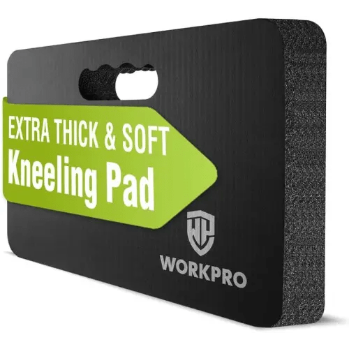 WORKPRO Extra Thick Kneeling Pad, Soft Foam Cushioning for Knee, Black