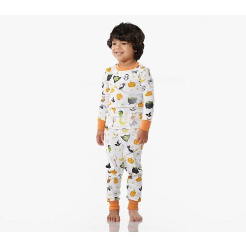 Trick-or-Treat Organic Pajama Set | Pottery Barn Kids, 4