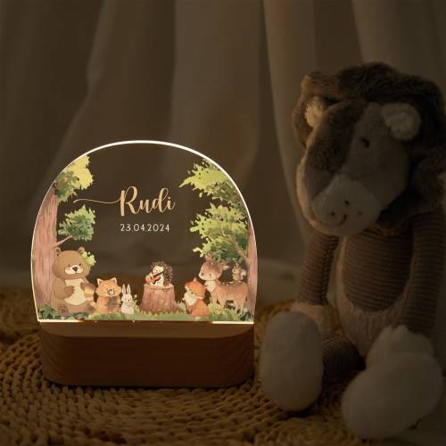 Baby night light, baby gifts, baby night lamp, baby gift birth, christening gift, birthday gift, children's room, bedside lamp