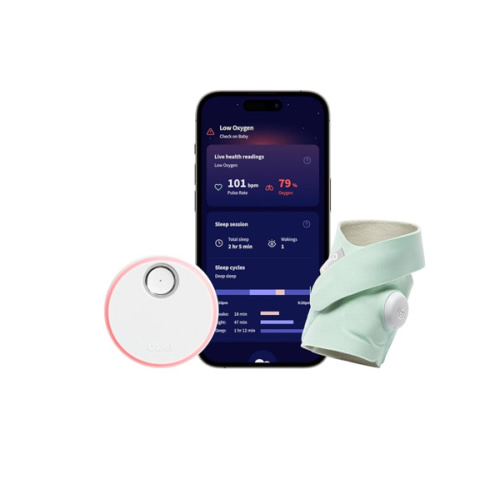 Owlet Dream Sock® - FDA-Cleared Smart Baby Monitor - Track Live Pulse (Heart) Rate, Oxygen in Infants - Receive Notifications