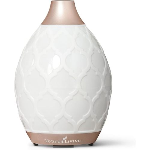Young Living Desert Mist Essential Oil Diffuser | Ultrasonic Aromatherapy Diffuser & Humidifier | 11 LED Light Modes | 3 Run Modes & Auto Shut-Off | 10-Hour Run Time for Home & Office