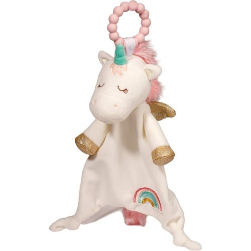 Douglas Baby Unicorn Teether Plush Stuffed Animal Toy