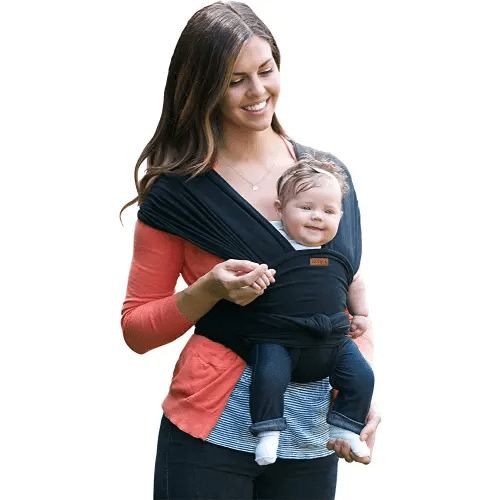 JJ Cole Agility Flex Stretch Baby Carrier – Infant Carrier to Toddler Carrier – 1 Size fits Most Parents – Women 6-20 and Men XS-2X
