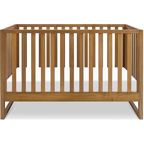 Davinci Hunter 3-in-1 Convertible Crib, Chestnut, Easy Assemble, Greenguard Gold Certified