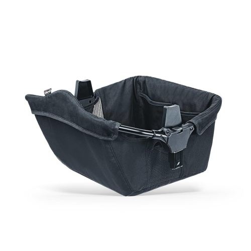 Chicco Corso Flex Infant Car Seat Adapter/Basket for Corso Flex Convertible Stroller, Compatible with Any Chicco Infant Car Seat | Black/Black