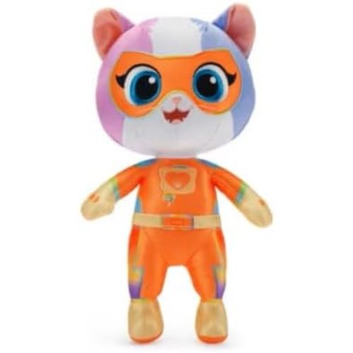 DISNEY STORE Official SuperKitties Buddy Plush - Detailed Disney Stuffed Animals with Embroidered Features and Screen Art Elements, Part of SuperKitties Plush Collection
