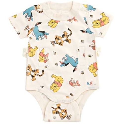 Disney Winnie The Pooh Piglet Tigger Eeyore Infant Baby Boys G-tube Adaptive Bodysuit White 12-18 Months