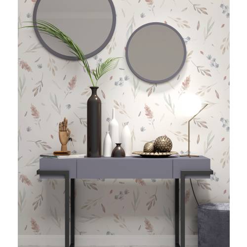 Removable Wallpaper Floral Peel and Stick Wallpaper - Spring Wallpaper Hand Drawn Baby Room Wallpaper Watercolor Wallpaper Boho EZW229