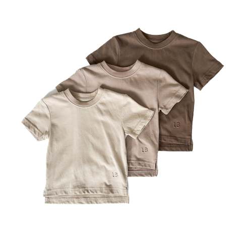 Elevated Tee 3-Pack - Brown