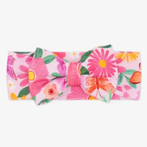 Butterfly Blooms Luxe Bow Headband – Little Sleepies