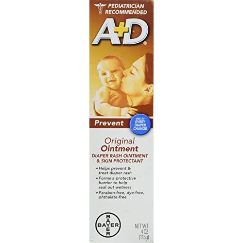 A+D Diaper Rash Ointment & Skin Protectant, Original 4 oz