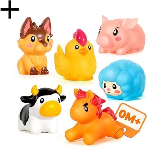 Hely Cancy 18 PCS No Hole Bath Toys