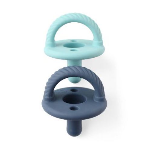 Itzy Ritzy Sweetie Silicone - Soother Pacifier - Blue Arrows - 2pk
