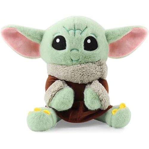 Baby Yoda Plush Toys Stuffed Baby Yoda Plush Cute Yoda Doll for Child Stuffed Animals Travel Toys for Kids（10 inch）