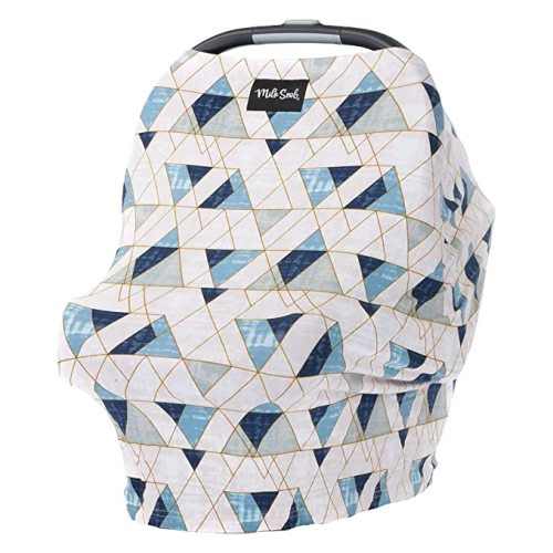 Milk Snob Original 5-in-1 Cover - Nursing Cover for Breastfeeding - Baby Car Seat Cover, Carseat Canopy & Stroller - Essential All-in-One Cover - Gift for Mom, Baby (Levi)