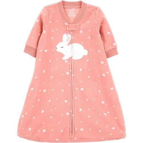 Carter's Unisex Baby Sleep Bag (Pink/Bunny, 6-9 Months)