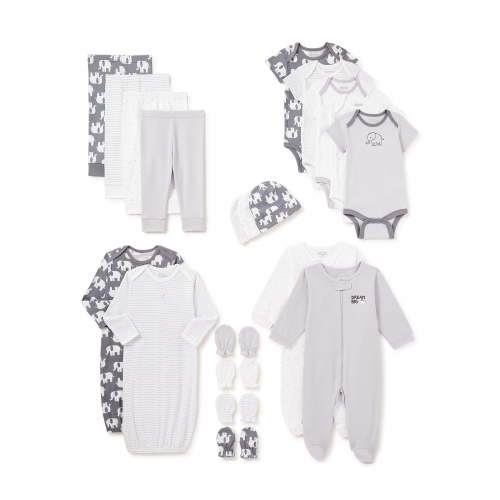 Garanimals Newborn Baby Boy Layette Shower Gift Set, 20-Piece, Preemie-6/9 Months